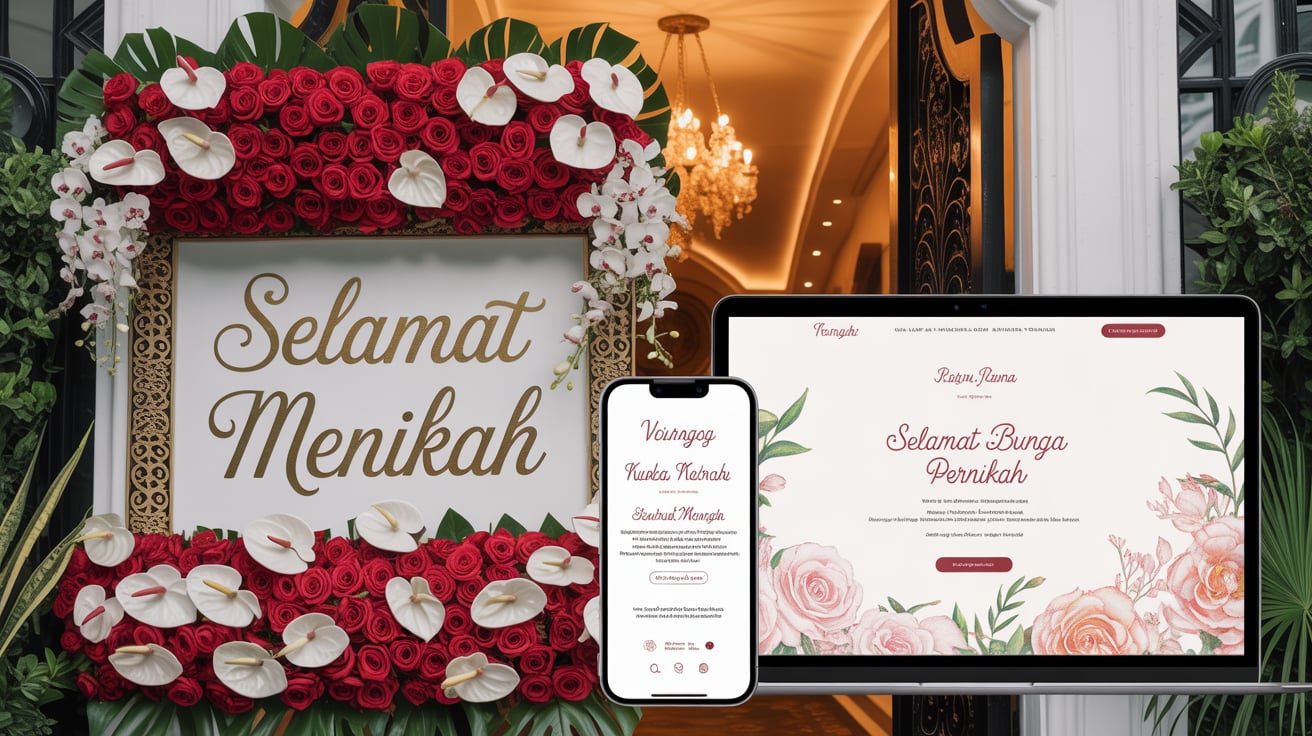 7 Karangan Bunga Pernikahan Terindah 2025 + Panduan Harga Lengkap