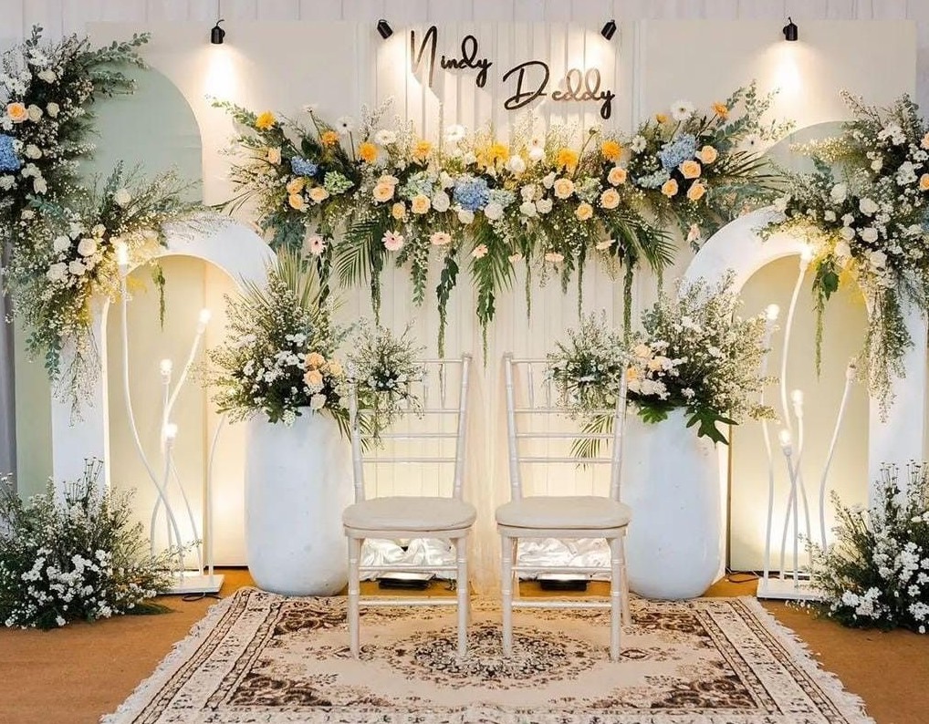 25+ Dekorasi Pernikahan Simple & Elegan di Rumah